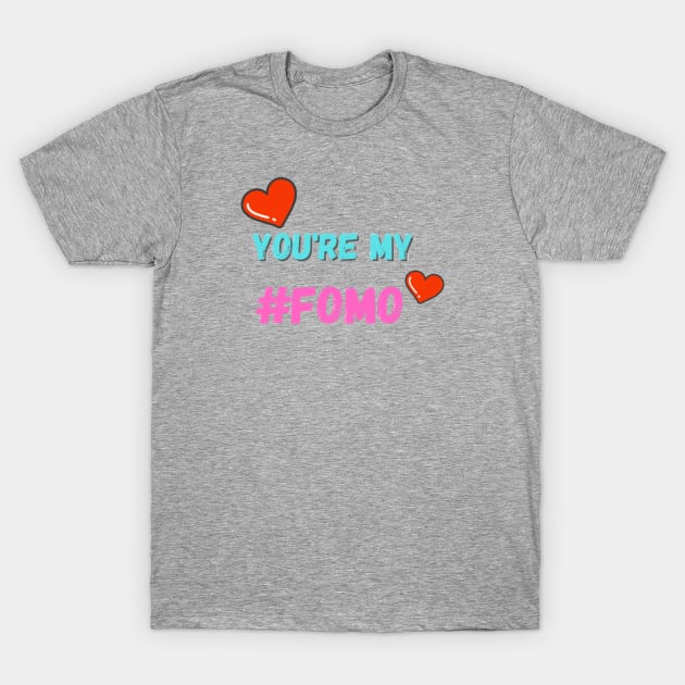 Valentine's Day #FOMO Love Heart T-Shirt by ClocknLife